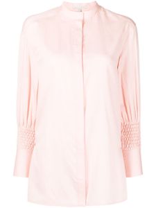 SHIATZY CHEN chemise en coton à broderies - Rose