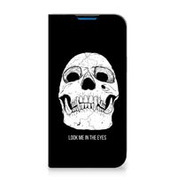 Mobiel BookCase iPhone 14 Pro Max Skull Eyes