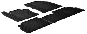 Rubbermatten passend voor Toyota Verso 2009- (T-Design 5-delig + montageclips) GL0264