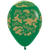 Ballonnen camouflage 5 stuks