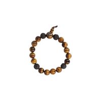 Edelsteen Armband Tijgeroog Powerbead (19 cm) - thumbnail