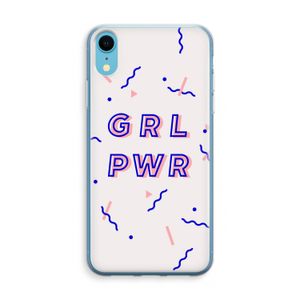 GRL PWR: iPhone XR Transparant Hoesje