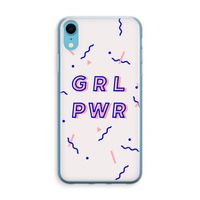 GRL PWR: iPhone XR Transparant Hoesje