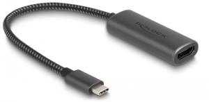 DeLOCK USB-C (male) > HDMI (female) (DP Alt Mode) adapter 0,2 meter