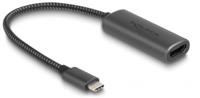 Delock 64229 USB Type-C-adapter naar HDMI (DP Alt Mode) 8K met HDR-functie aluminium - thumbnail