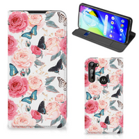 Motorola Moto G8 Power Smart Cover Butterfly Roses