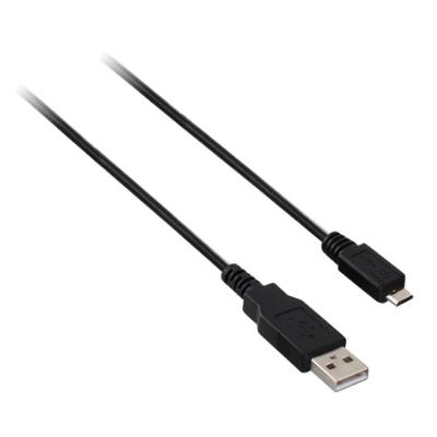 V7 Micro USB 2.0 Device Cable - 3 feet - A Male to B Male Charge and Sync voor Smartphone, Digitale Camera's, MP3-speler, Tablets (V7N2USB2AMCB-03F) - Zwart