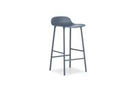 Normann Copenhagen - Form Barstool 65 cm - Blue/Steel (602777)