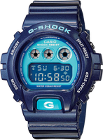 Horlogeband Casio 10332042 / DW-6900CC-2 / G-5600CC-2 Kunststof/Plastic Blauw 16mm