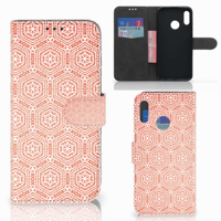 Huawei P Smart 2019 Telefoon Hoesje Pattern Orange