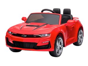 Chevrolet Camaro SS, 12V elektrische kinder voertuig, leder zitje, rubberen banden