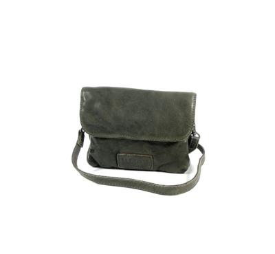 PAINT ROCK  klein schoudertasje met klepsluiting Olijf