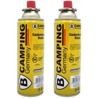 Butaangaspatroon navulling - 2x - 227 gram - voor camping kookpit/kookstel