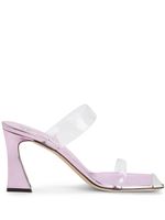 Giuseppe Zanotti sandales Flaminia Plexi 85 mm à design transparent - Rose