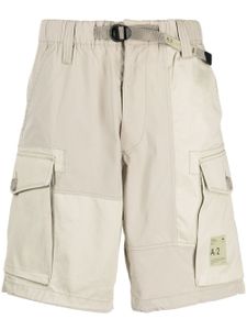 CHOCOOLATE short cargo ceinturé à patch logo - Marron