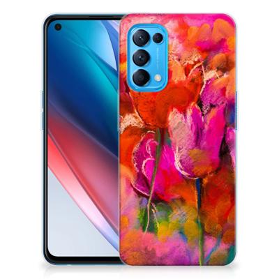 Hoesje maken OPPO Find X3 Lite | Reno5 5G Tulips