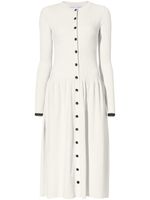 Proenza Schouler White Label robe mi-longue en maille nervurée - Tons neutres