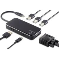 Renkforce RF-HUB-230 USB-C dockingstation Geschikt voor merk: Universeel USB-C Power Delivery - thumbnail