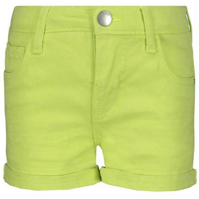 HEMA slim fit short neon geel