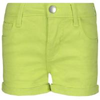HEMA slim fit short neon geel