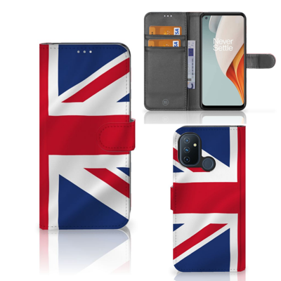 OnePlus Nord N100 Bookstyle Case Groot-Brittannië OnePlus Nord N100 Bookstyle Case Groot-Brittannië