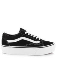 Vans Vans - Old skool platform Zwart Canvas Lage sneakers Dames - thumbnail