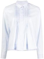 Bonpoint Geplooide blouse - Blauw