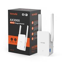 Tenda WiFi Versterker WiFi Repeater AX3000 (A33), WiFi Extender 6 Wi-FI Booster, 2 * 5dBi Antennes, Slimme LED Indicator, Eenvoudige Configuratie, Compatibel met alle Internet Boxen- Wit