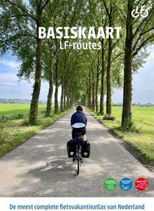 Fietsgids Basiskaart netwerk LF-routes gids + map van 22 kaarten | Lan