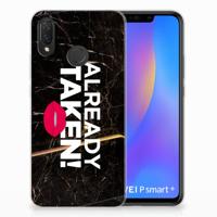 Huawei P Smart Plus Siliconen hoesje met naam Already Taken Black