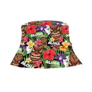 Guirca Verkleed hoedje voor Tropical Hawaii party - Summer/jungle print - volwassenen - Carnaval   -