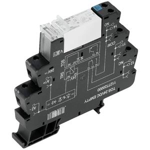 Weidmüller TRS 24VDC 1CO 16A Relaismodule Nominale spanning: 24 V/DC Schakelstroom (max.): 16 A 1x wisselcontact 10 stuk(s)