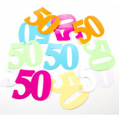 Mega strooi confetti 50 jaar 36 stuks - Confetti