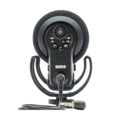RODE Microphones Videomic Pro+ Cameramicrofoon Dasspeld Zendmethode:Digitaal Flitsschoenmontage, Incl. windkap, Incl. kabel Microfoon TRS (3.5 mm jackplug)