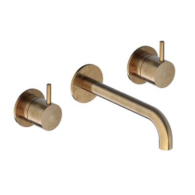 Hotbath Cobber inbouw wastafelkraan 18cm verouderd messing Hotbath Cobber inbouw wastafelkraan 18cm verouderd messing