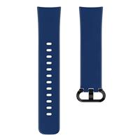 Hama Fitbit Horlogebandje, 22 mm, verstelbare reservearmband voor smartwatch Fitbit Charge 3, Charge 4, Sense, Sense 2, Fitbit armband om te vervangen, wisselarmband van TPU, roestvrij stalen gesp, blauw
