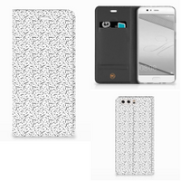 Huawei P10 Plus Hoesje met Magneet Stripes Dots - thumbnail