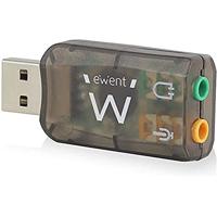 Eminent EW3751 Ewent USB audio versterker, zwart