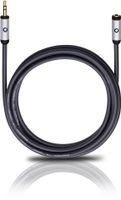 Oehlbach: i-Connect 3,5mm Jackplug (f)-(m) - 3 meter - Zwart