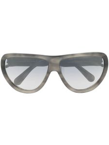 Moncler Eyewear lunettes de soleil à monture oversize - Gris