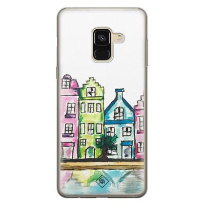 Samsung Galaxy A8 (2018) siliconen telefoonhoesje - Amsterdam Samsung Galaxy A8 (2018) siliconen telefoonhoesje - Amsterdam