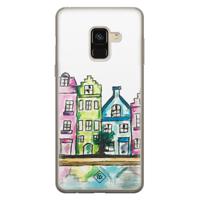 Samsung Galaxy A8 (2018) siliconen telefoonhoesje - Amsterdam