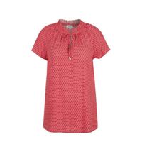 s.Oliver top met all over print rood