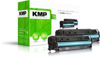 KMP Toner vervangt HP 305X, CE410X Compatibel 2-pack Zwart 4900 bladzijden H-T157D 1233,HC21