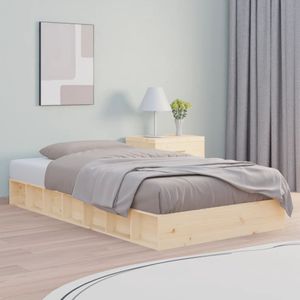 Bedframe massief hout 90x190 cm 3FT Single