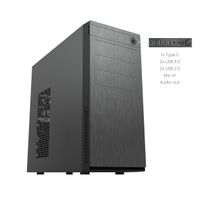 Chieftec HC-10B-OP computerbehuizing Mini Tower Zwart - thumbnail