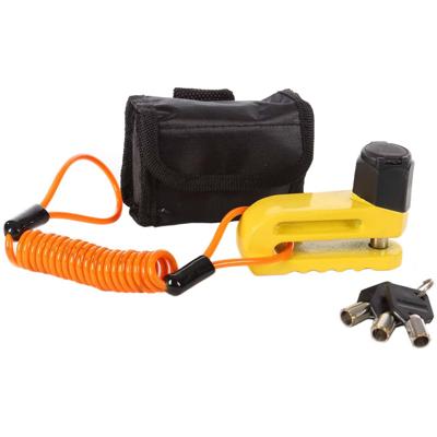 Python schijfremslot 10 mm staal geel/zwart Python schijfremslot 10 mm staal geel/zwart