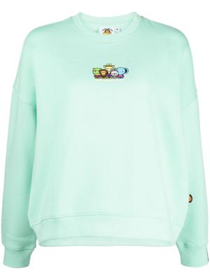 *BABY MILO® STORE BY *A BATHING APE® Sweater met geborduurd logo - Groen