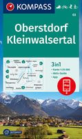 Wandelkaart 03 Oberstdorf - Kleinwalsertal | Kompass - thumbnail