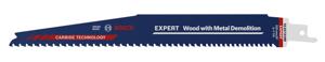 Bosch Accessories 2608900399 Expert Wood with Metal Demolition S 1167 XHM reciprozaagblad, 3 stuks Zaagbladlengte 225 mm 3 stuk(s)